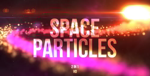 Energetic Particle Swirls Logo Reveal