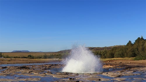 Geysir in Island