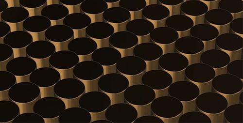 Pulsating Geometric Cylinders Abstract Motion Background Loop