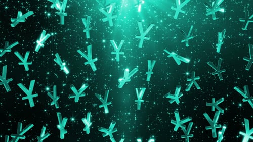 3D Yuan Symbols Loop