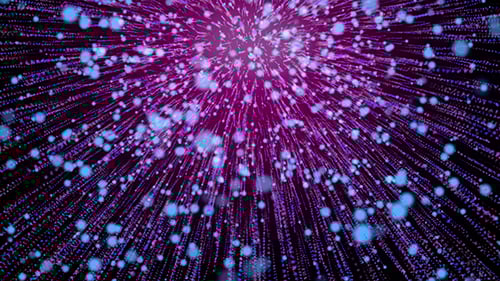 Seamless Abstract Particle Stream Loop