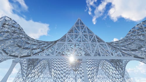 Construcción de vidrio
