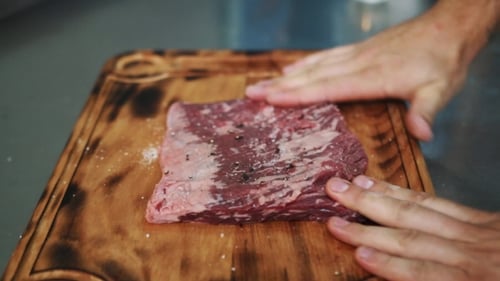 Steak en T sur le barbecue