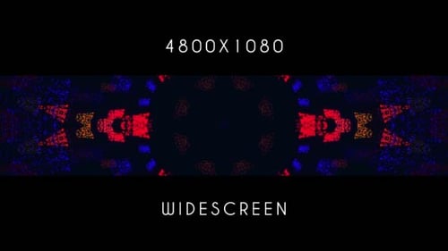 Abstract Geometric Kaleidoscope Particle Loop Background