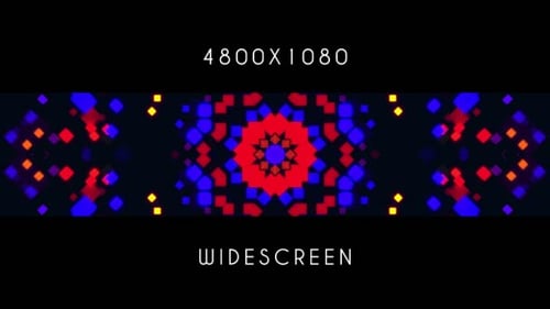 Dynamic Widescreen Abstract Geometric Pattern Background