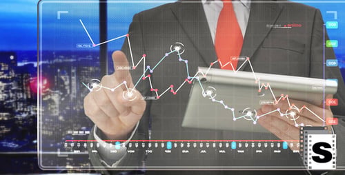 Futuristic Business Screen