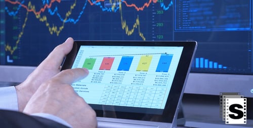 Analyzing Business Data on Touchscreen Tablet Device