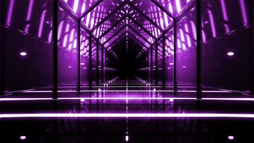 Purple Hallway