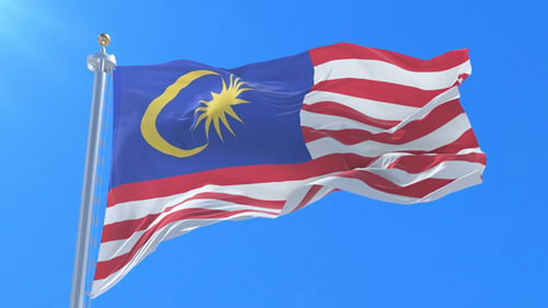 Flagge Malaiischer