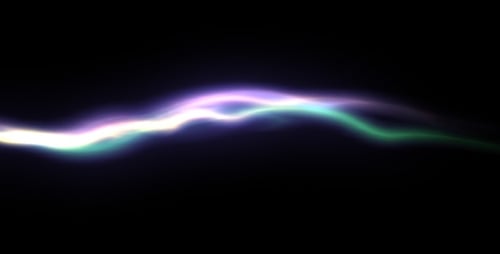 Dynamic Wavy Light Streak Transition Element