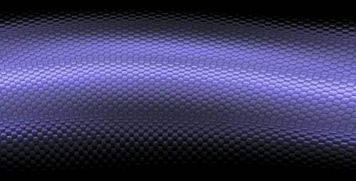 Geometric Hexagon Grid Light Sweep Logo Reveal