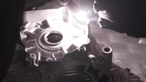 Welding of the Aluminium in Motorcycle Garage Repear