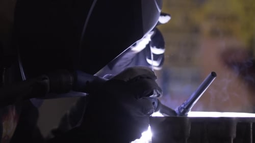Welding of the Aluminium in Motorcycle Garage Repear