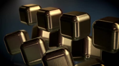 Rotating Golden Cubes