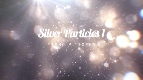 Elegant Shimmering Particles Bokeh Light Background Loop