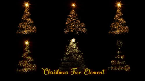 Christmas Tree Sparkling Element