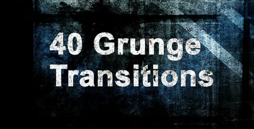 Gritty Grunge Film Damage Video Transitions