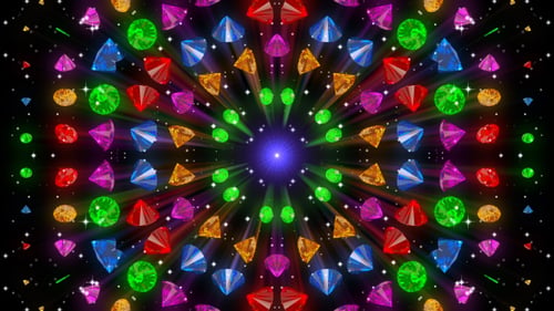Diamant-Farb-Kaleidoskop