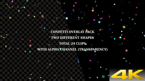 Confetti Overlay Pack