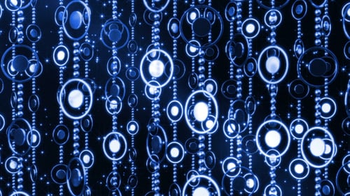 Blue Chains Background