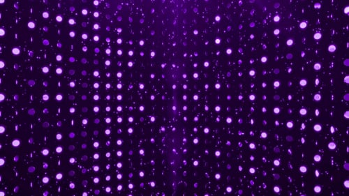 Seamless Purple Particle Dot Tunnel Loop Background