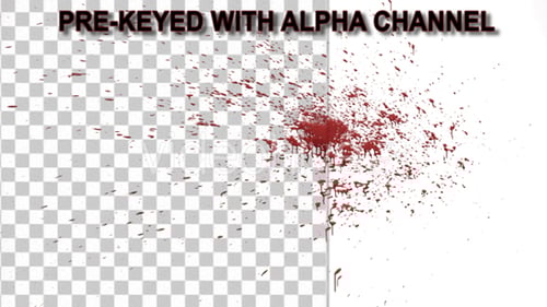 Splatter Effect for Halloween and Crime Scene Use