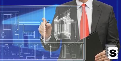 Architect Using Screen