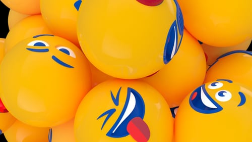 3D Animated Emojis Expressing Various Emotions