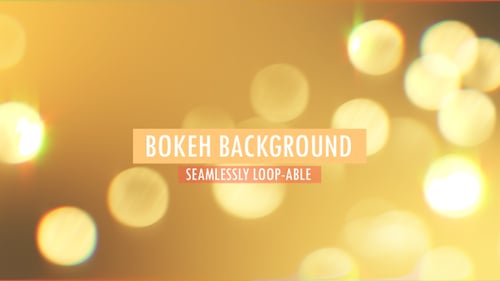Warm Golden Bokeh Lights Festive Celebration Background