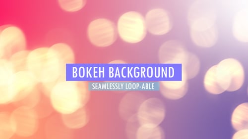 Soft Bokeh Lights Gradient Abstract Background Loop