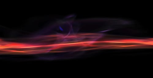 Abstract Flowing Light Streams Motion Graphics Background