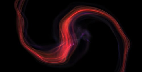 Abstract Fluid Energy Flowing Loop Background Animation