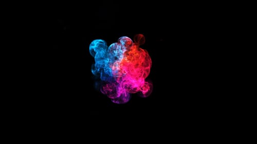 Revolving Smoke Logo Reveal