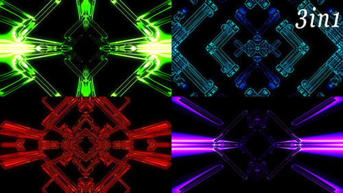 Liquid Ray - VJ Loop Pack (3in1)