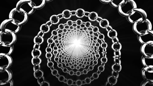 Metalic Chain Tunnel