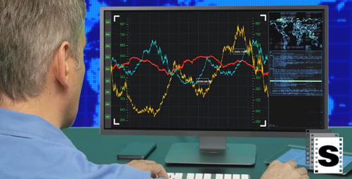 Trader Using Computer