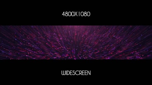 Abstract Flowing Purple Particle Trails Background Loop