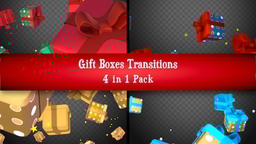 Animated Gift Box Transitions for Celebrations