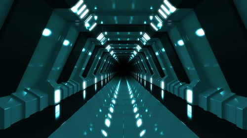 Sci-fi Futuristic Tunnel