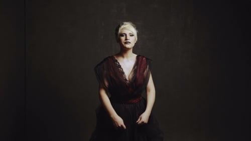 Woman Posing in Studio
