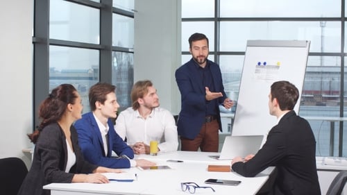 Office Workers in Business Training