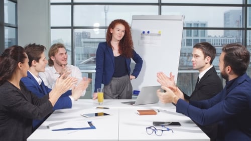 Workteam Meeting in the Office
