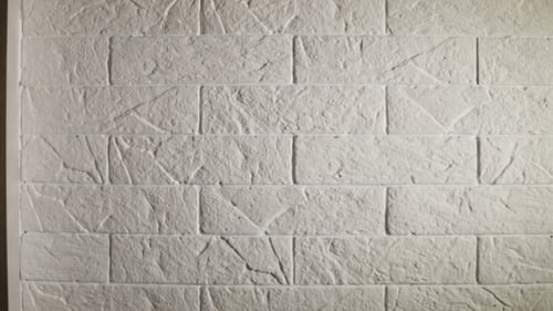 White Brick Wall Texture Close Up