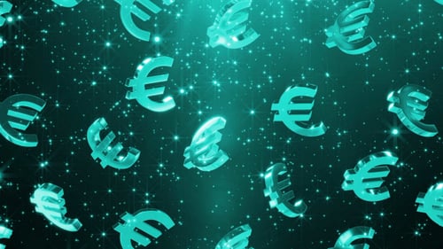Euro Signs with Particles