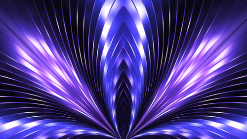 Glowing Abstract Geometric Purple Lines Looping Background Animation