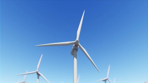 Solar Panels Farm and Wind Generator