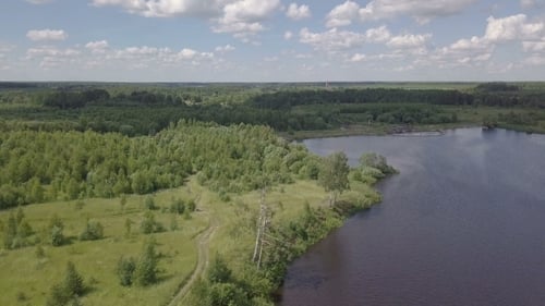 Der breite Fluss wird schmal