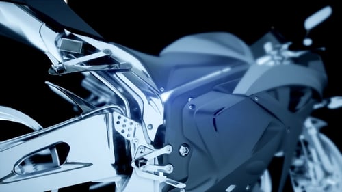 Futuristic Motorcycle Digital Build Reveal