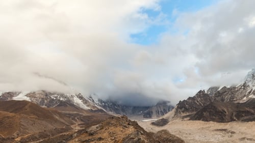 of Nuptse, Everest Region, Himalaya, Nepal