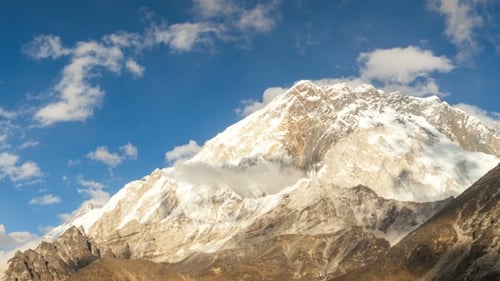 of Nuptse, Everest Region, Himalaya, Nepal